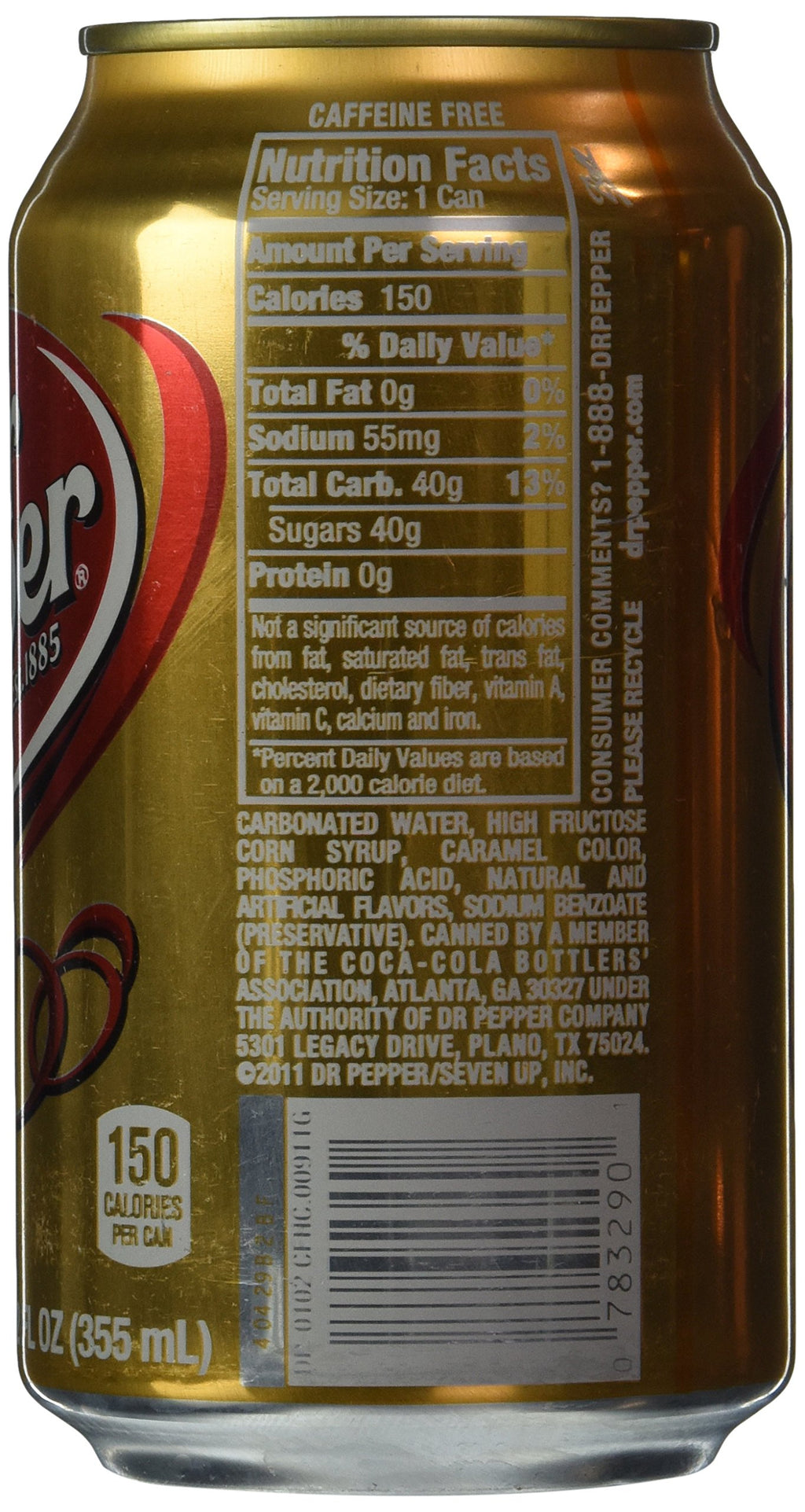 Caffeine Free 12oz Can Pack of 12 K527237