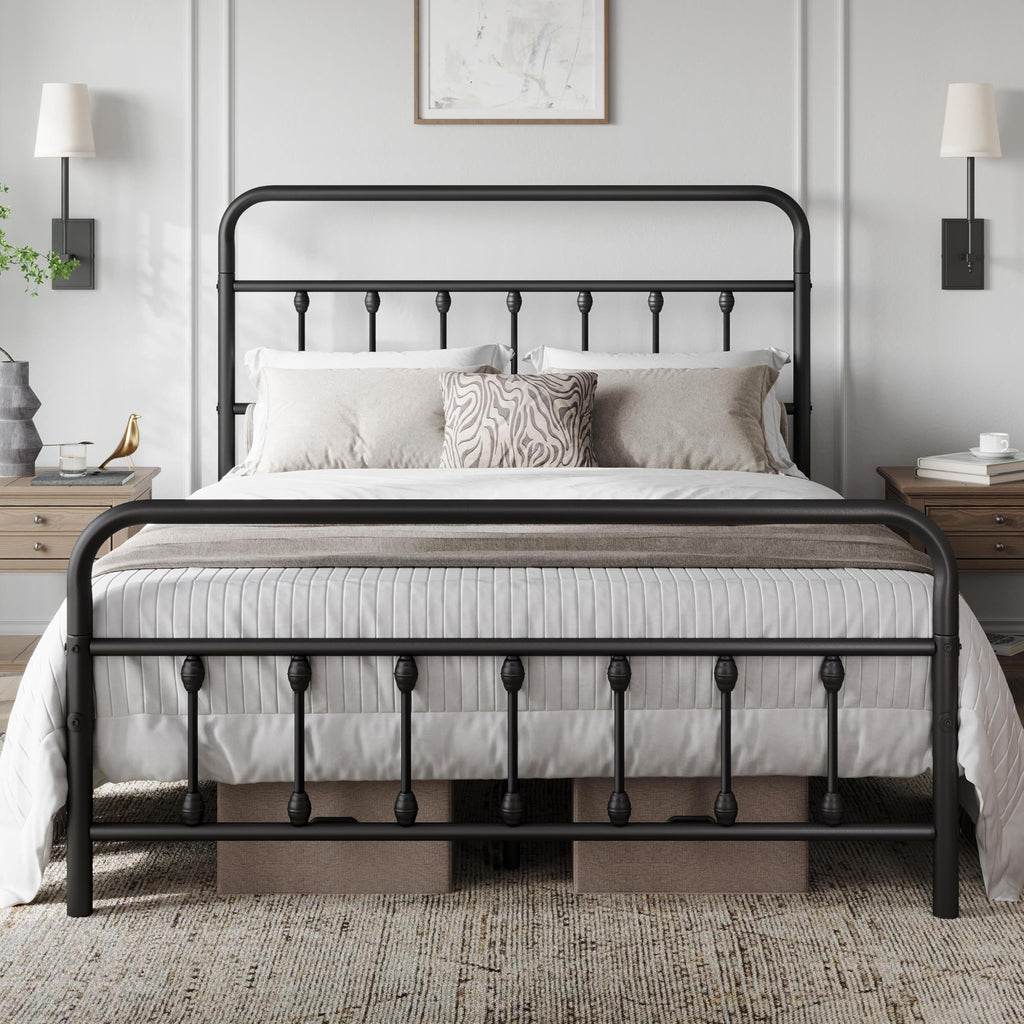 Queen Metal Platform Bed Frame A242345