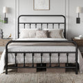 Queen Metal Platform Bed Frame A242345