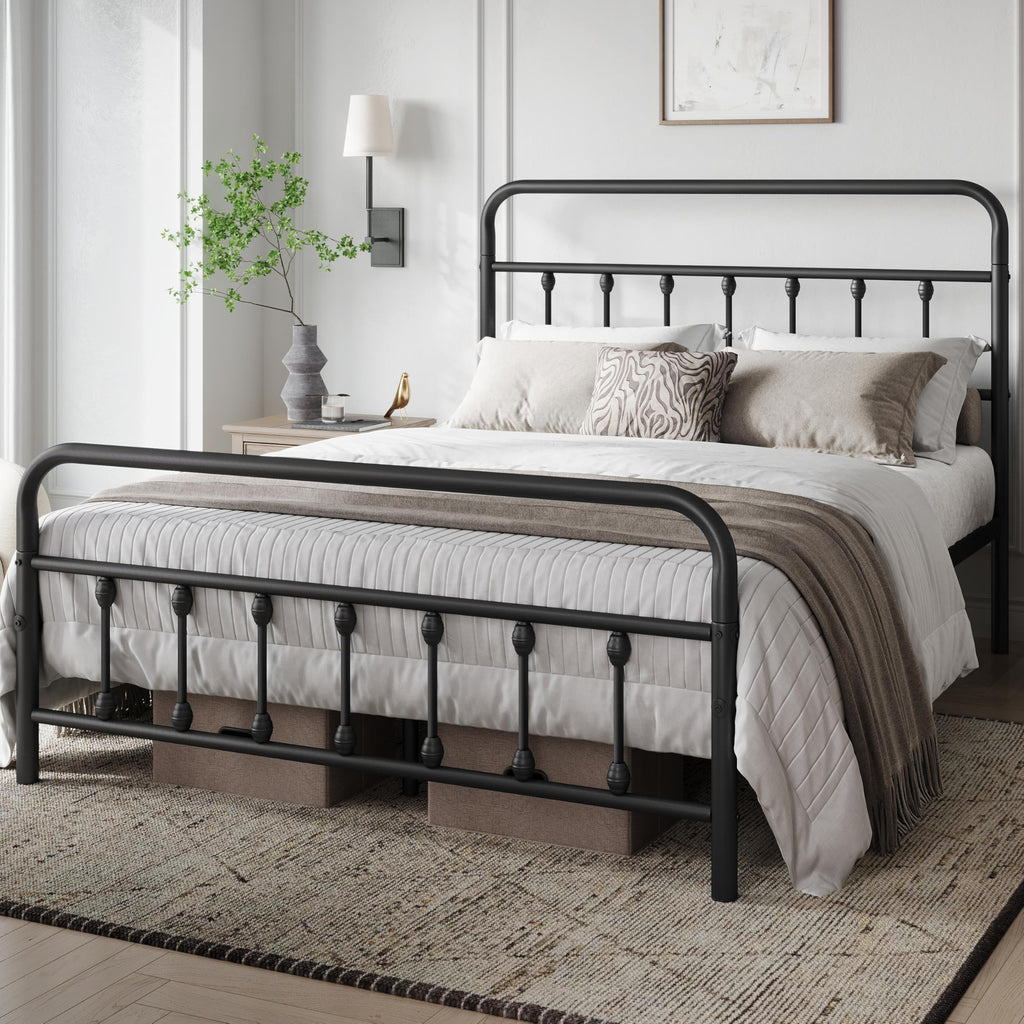 Queen Metal Platform Bed Frame A242345