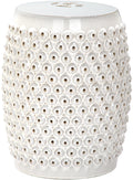 Creme Ceramic Garden Stool T466888