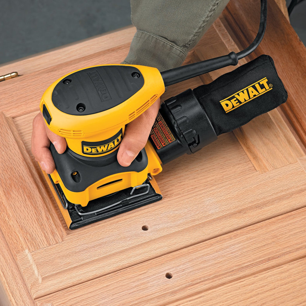 2.4 Amp 1/4 Sheet Palm Grip Sander with Cloth Dust Bag E27092